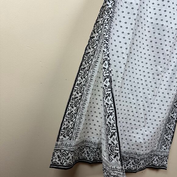 Vineyard Vines Fan Border Print Maxi Dress S Beach Resort Coastal Summer Bandana - Picture 8 of 11